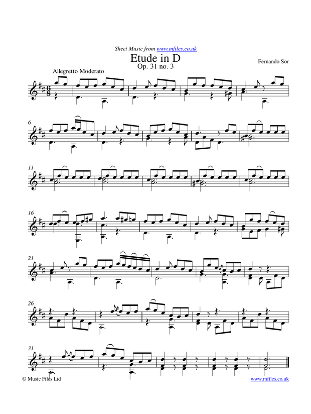 Guitar Fernando Sor 1