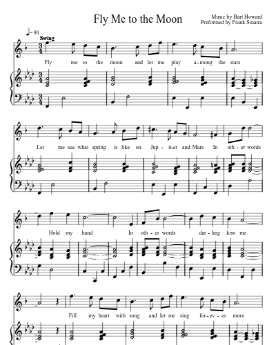 Fly Me To The Moon (Sax Only) preview