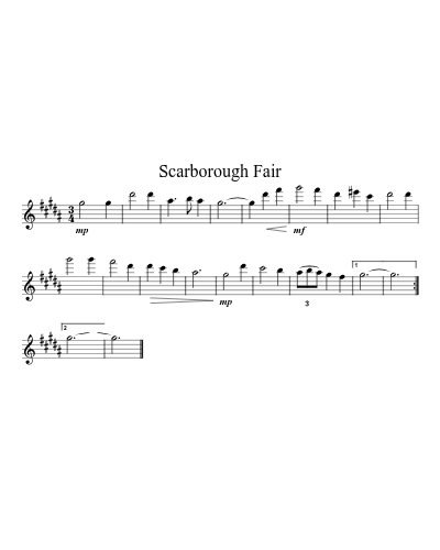 Scarborough Fair preview